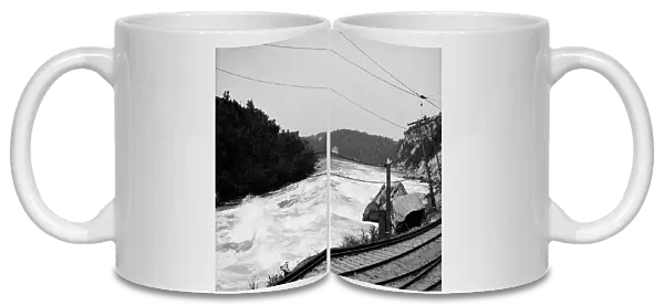 The Rapids, along the [Great] Gorge route [Niagara Gorge Railroad], Niagara Falls, c1900-1910. Creator: Unknown