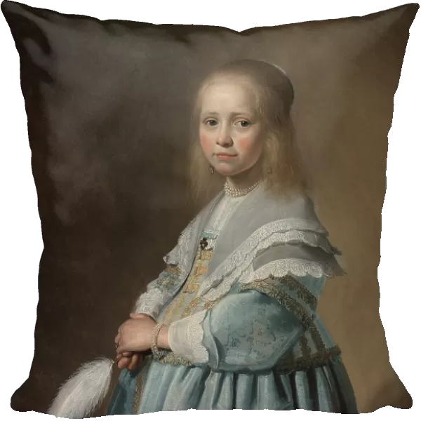 Portrait of a Girl Dressed in Blue, 1641. Creator: Jan Verspronck