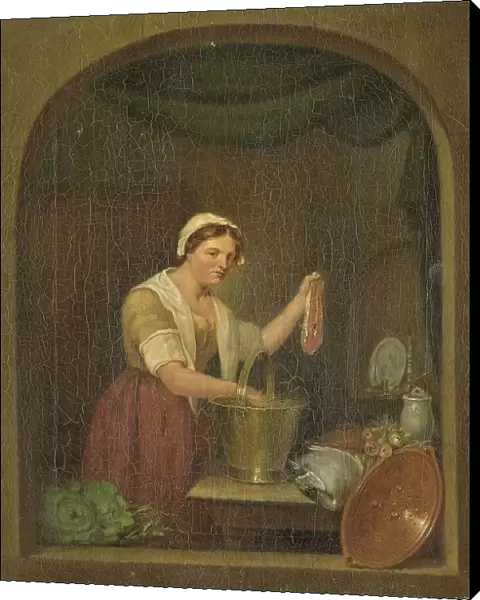 The Kitchen Maid, 1820. Creator: Jan de Ruyter