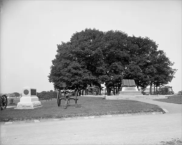 High water mark, Gettysburg, Pa. between 1900 and 1910. Creator: Unknown