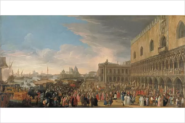 The Entry of the French Ambassador into Venice in 1706, 1706-1708. Creator: Luca Carlevarijs