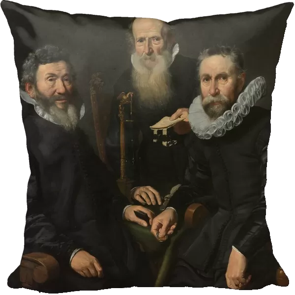 Group Portrait of an Unidentified Board of Governors, c.1625-c.1630. Creator: Thomas de Keyser