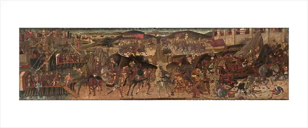 A Battle Scene, late 16th century. Creator: Master of Marradi