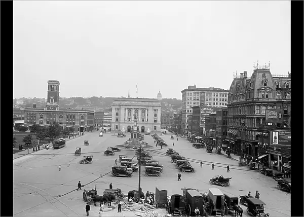 Exchange Place, Providence, R.I. between 1900 and 1920. Creator: Unknown
