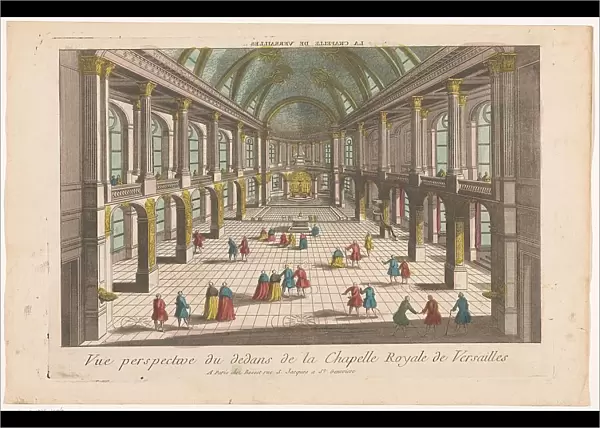 View of the interior of the Palace of Versailles, 1700-1799. Creator: Anon