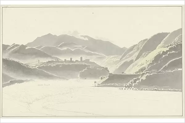 View of Cittaducale, c.1810-c.1812. Creator: Josephus Augustus Knip