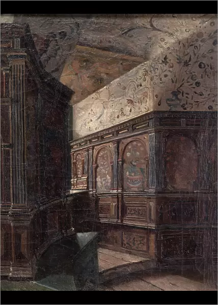Duke Karl's Tower Chamber at Gripsholm, 1870. Creator: Ernst Josephson