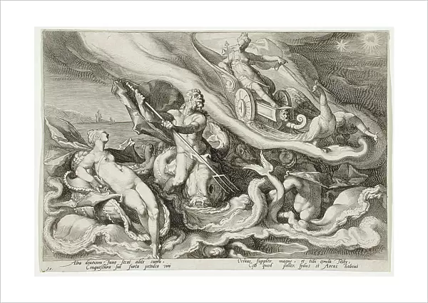Juno Complaining to Oceanus and Thetis, published 1590. Creator: Hendrik Goltzius