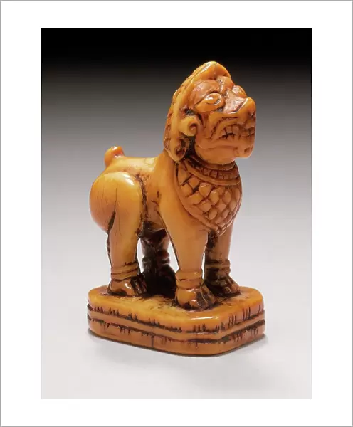 Seal Carved as Southeast Asian-Style Lion, 17th century. Creator: Unknown