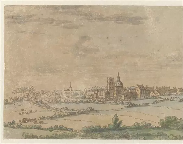View of Scherpenheuvel, Flemish Brabant, c.1674. Creator: Josua de Grave