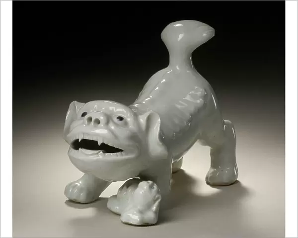 Okimono in the Form of a Chinese Lion and Young, 19th century. Creator: Unknown
