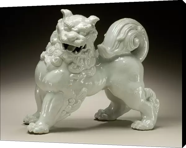 Standing Chinese Lion, Late 19th century. Creator: Unknown
