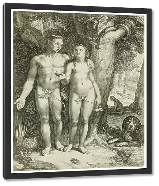 The Temptation, 1605. Creator: Jan Saenredam