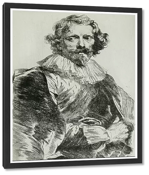 Portrait of Lucas Vorsterman, between circa 1626 and circa 1632. Creator: Anthony van Dyck
