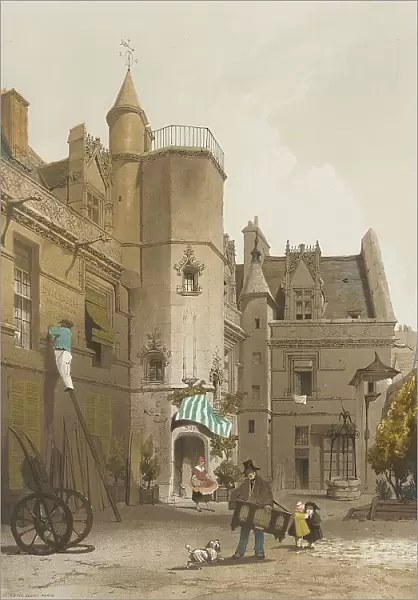 Hôtel de Cluny, Paris, 1839. Creator: Thomas Shotter Boys