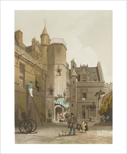 Hôtel de Cluny, Paris, 1839. Creator: Thomas Shotter Boys