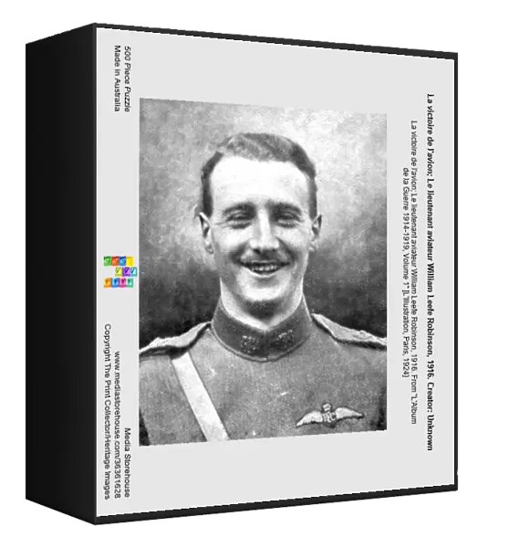 La victoire de l'avion; Le lieutenant aviateur William Leefe Robinson, 1916. Creator: Unknown