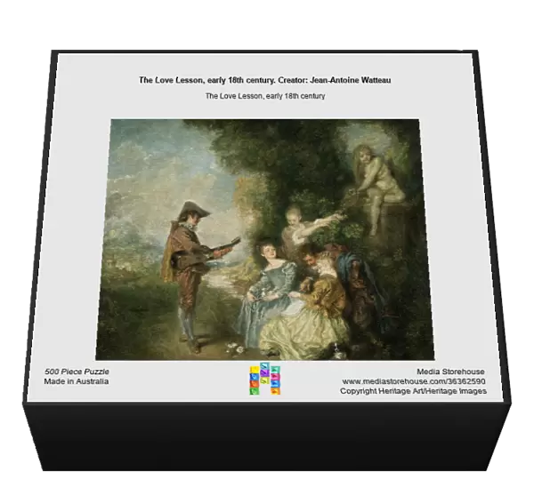 The Love Lesson, early 18th century. Creator: Jean-Antoine Watteau