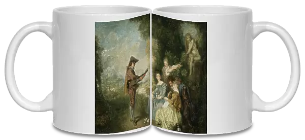 The Love Lesson, early 18th century. Creator: Jean-Antoine Watteau