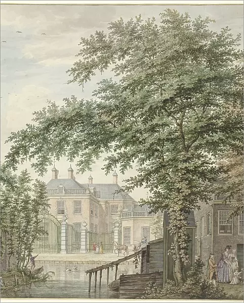 View of Luxemburg House at Maarssen on the Vecht, 1757-1822. Creator: Hermanus Petrus Schouten