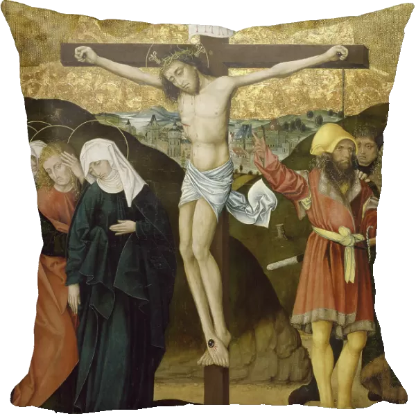 Altarpiece with the Passion of Christ: Crucifixion, c1480-1495. Creator: Unknown