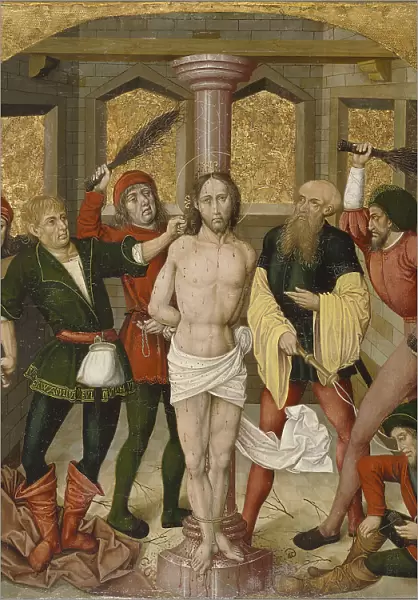 Altarpiece with the Passion of Christ: Flagellation, c1480-1495. Creator: Unknown