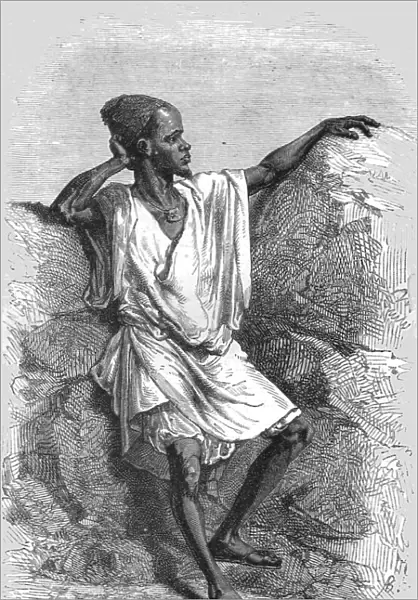 San-farba, a griot of Segou; Journey from the Senegal to the Niger, 1875. Creator: Unknown