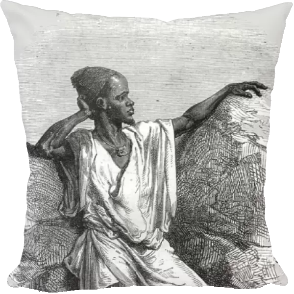 San-farba, a griot of Segou; Journey from the Senegal to the Niger, 1875. Creator: Unknown
