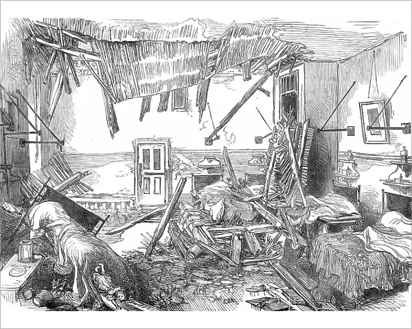 The Accident at St. George's Hospital: the Holland Ward after the Accident, 1876. Creator: Unknown