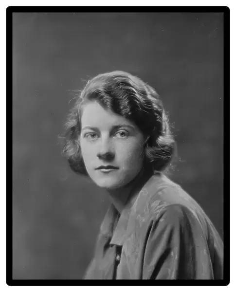 Miss Virginia Johnson, portrait photograph, 1919 May 16. Creator: Arnold Genthe