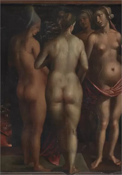 Venus and the Three Graces, 1497-1596. Creator: Copy after Albrecht Dürer (1471-1528)