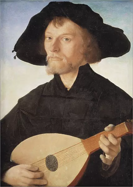 Portrait of a Lute Player, 1510-1562. Creators: Christoph Amberger, Jan van Scorel, Hans Holbein the Younger