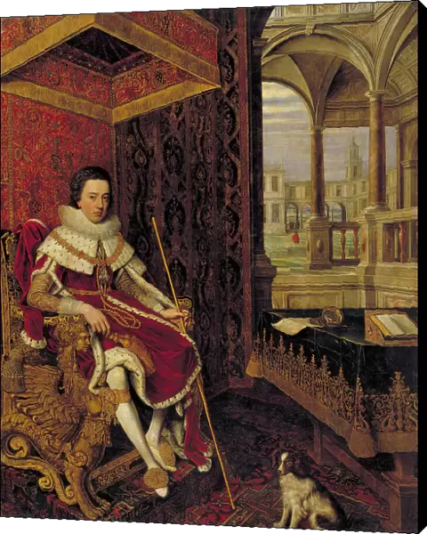 Charles I (1600-1649) when Prince of Wales, 1619-1621. Creators: Hendrick van Steenwijck the Elder, Daniel Mytens, Paulus van Somer