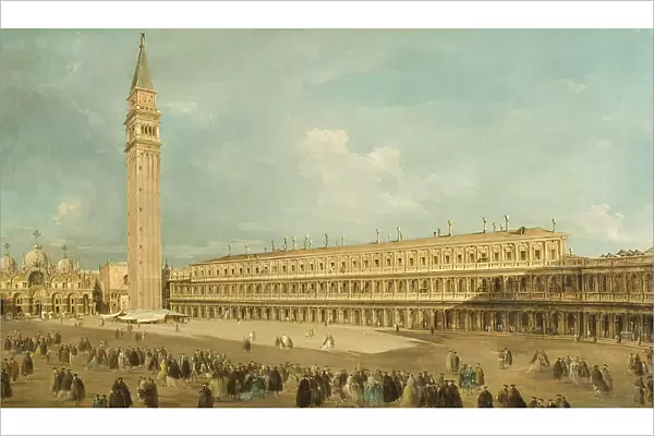 Piazza San Marco in Venice, late 18th-early 19th century. Creator: Giacomo Guardi
