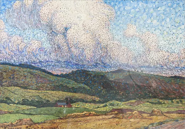 Sunlit Clouds, 1906. Creator: Nils Kreuger