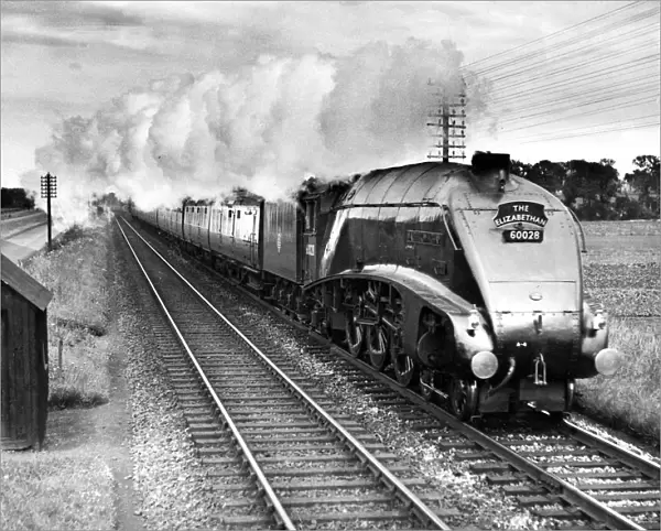 The Elizabethan 60028 steam train
