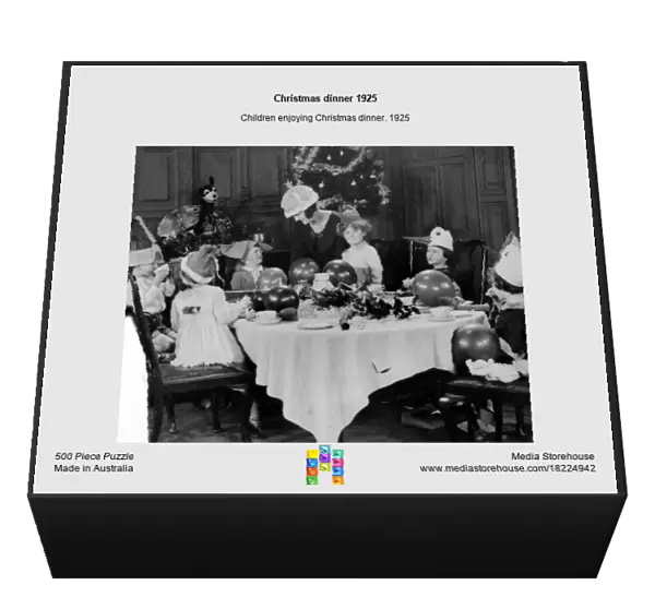 Christmas dinner 1925