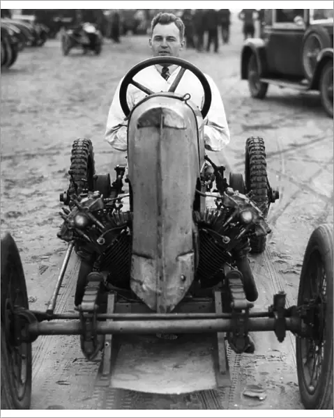Basil Davenport, racing driver, in 1929