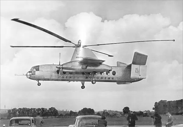 The Fairey Rotodyne at White Waltham airfield Berkshire 1958