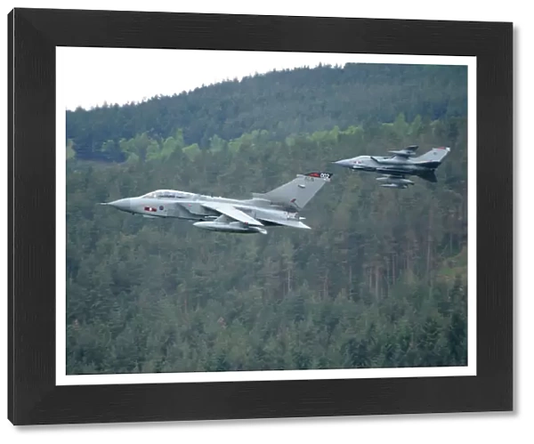 Tornados of the famous Dambusters 617 Squadron Scream Through the Picturesque Derwent