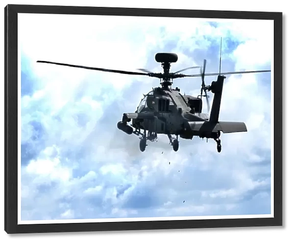 Apache Helicopter Live Firing