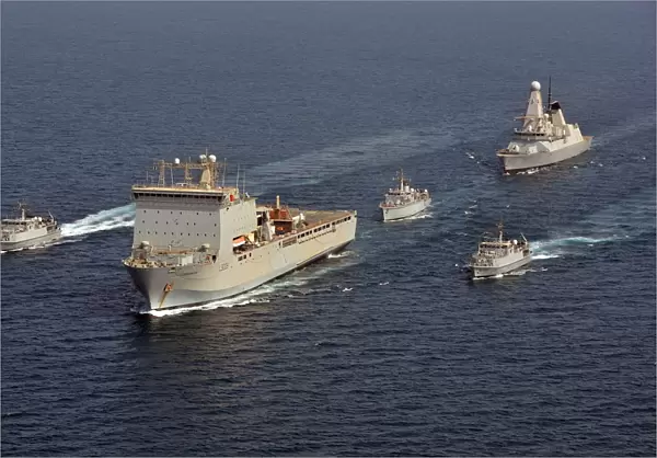 RFA Cardigan Leading Royal Navy Ships in the Middle East