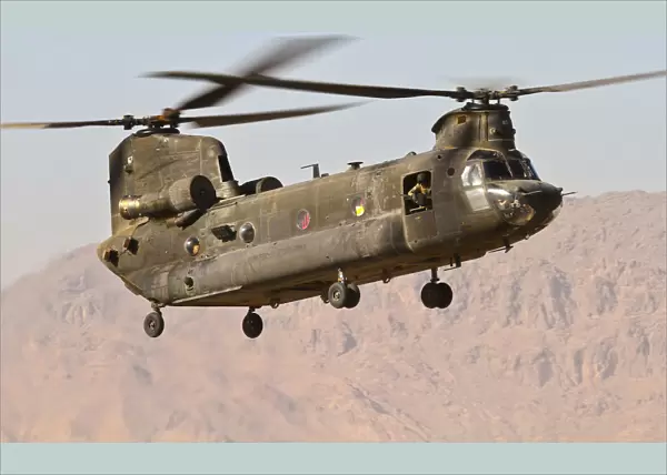 US Army Chinook at Kandahar Airfield