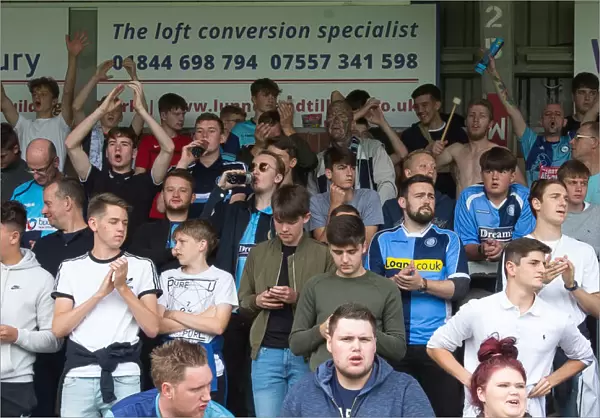 Wycombe Wanderers Fans in Full Force: The Battle Against Oxford United, September 15, 2018