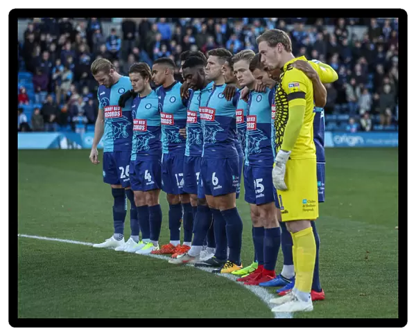 Wycombe observe a minutes silence