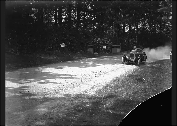 1924 Aston Hill Climb. May 1924. Noel Beardsell (Aston Martin) at speed, action