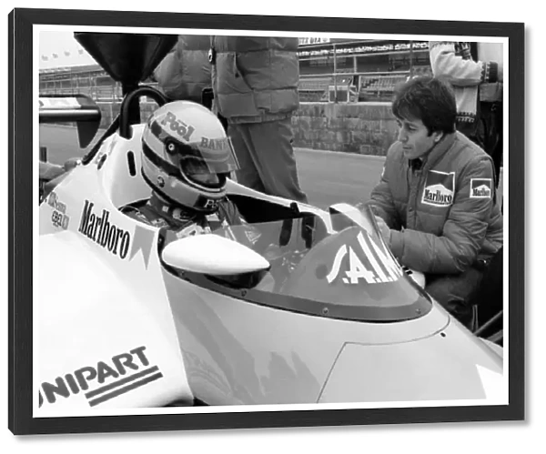 formula 1. 1983 Formula One Testing.. Silverstone, Great Britain