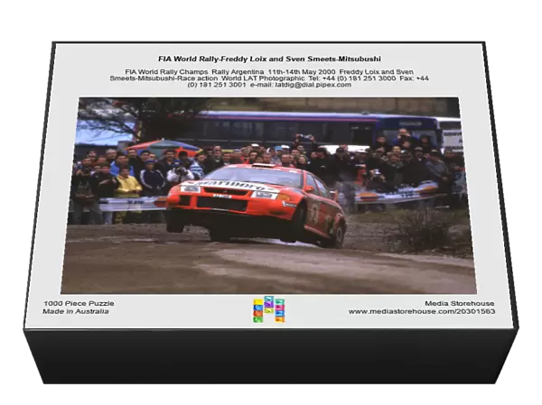 FIA World Rally-Freddy Loix and Sven Smeets-Mitsubushi