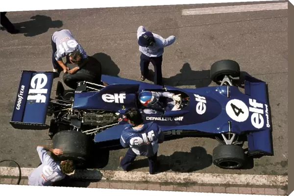 Formula One World Championship: Patrick Depailler Tyrrell 007 finished ninth