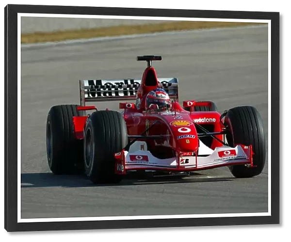 2003 Formula One Testing. Ruben Barichello, Ferrari F2003. Valencia, Spain